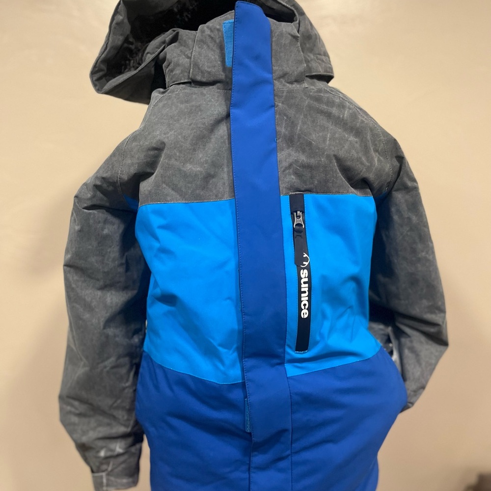 Boys Sunice Blue and Gray Jacket Coat Ski - Size 10